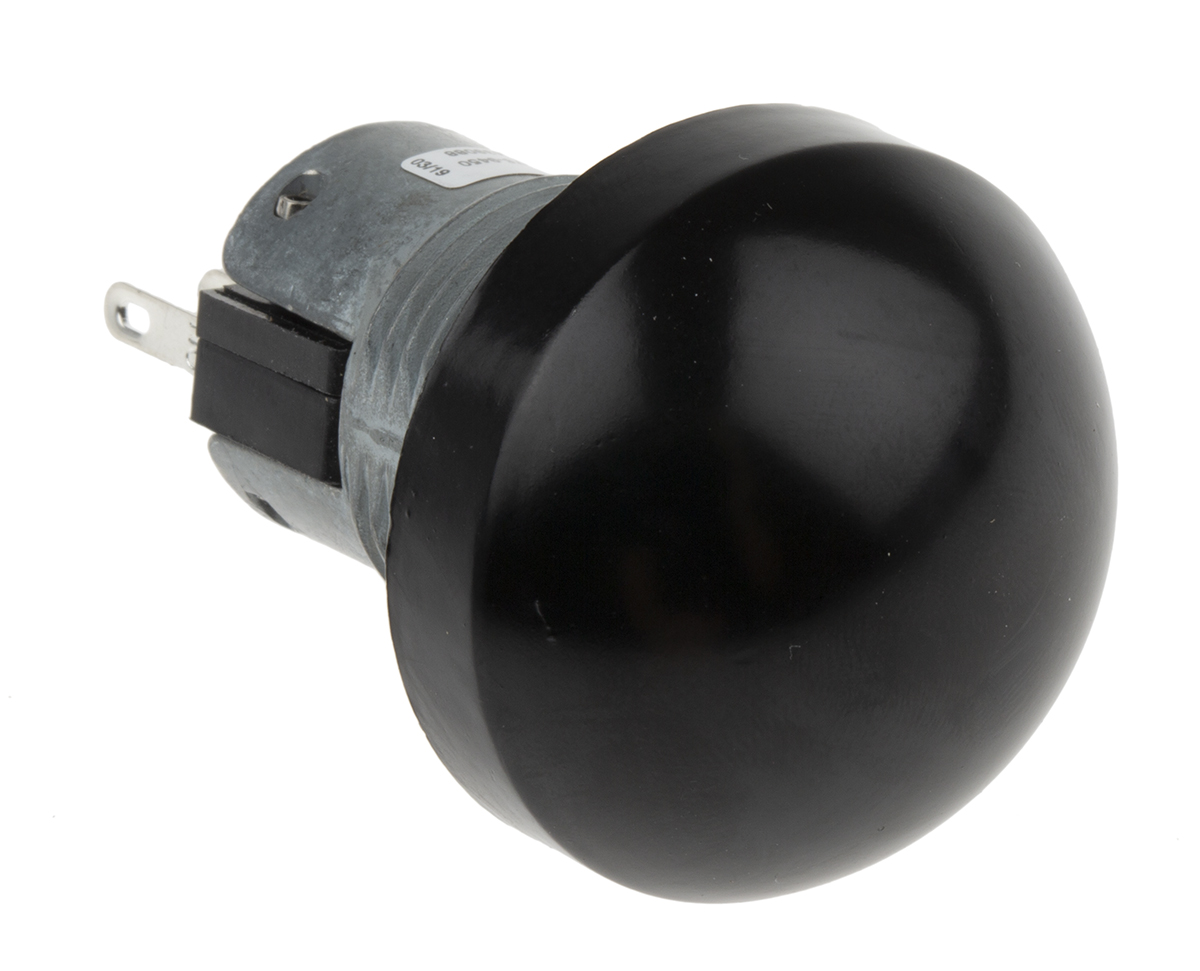 ITW Switches 76-94 Series Push Button Switch, Momentary, Panel Mount, 22mm Cutout, SPDT, Clear LED, 250V ac, IP67