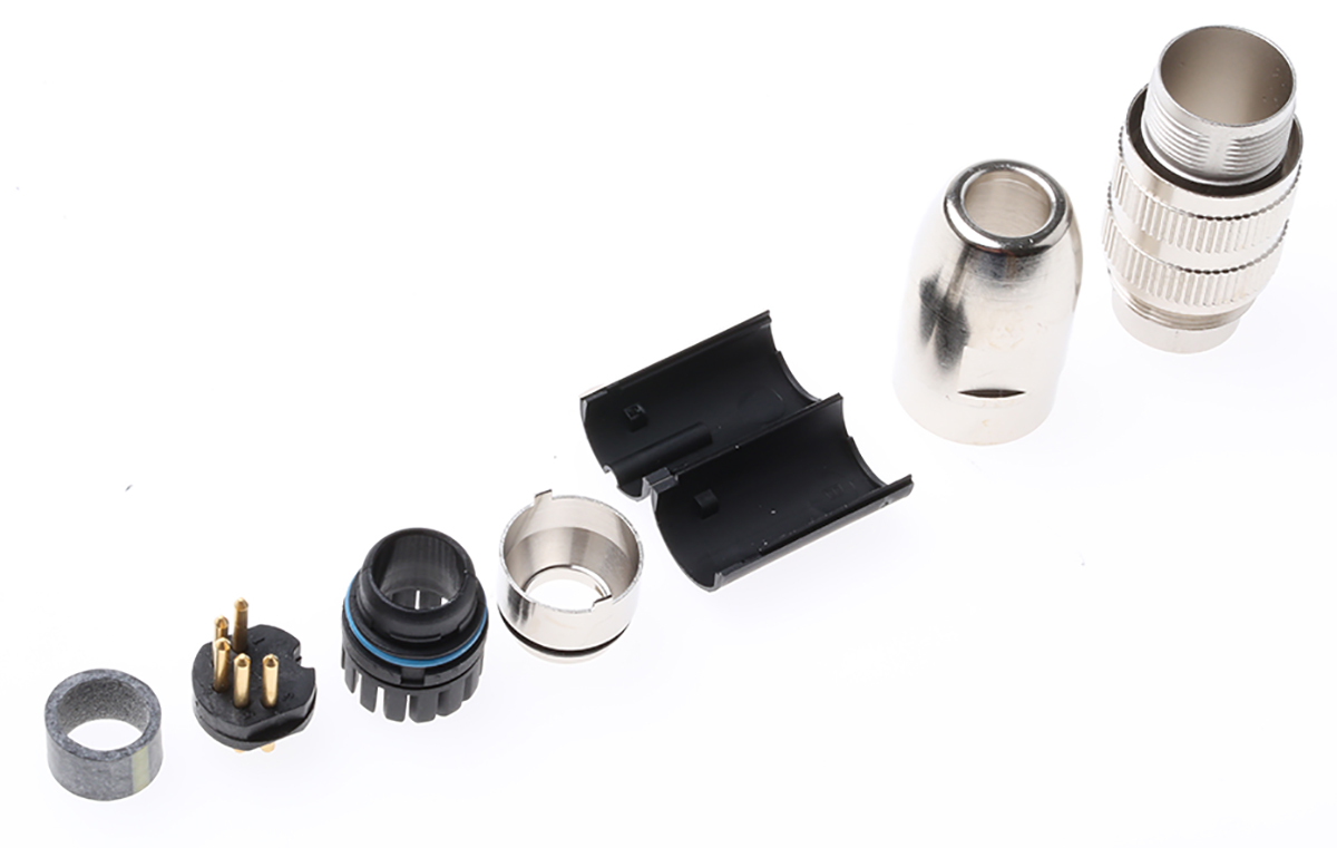Lumberg 5 Pole Din Plug, DIN EN 60529, 5A, 60 V ac IP68, Male, Cable Mount