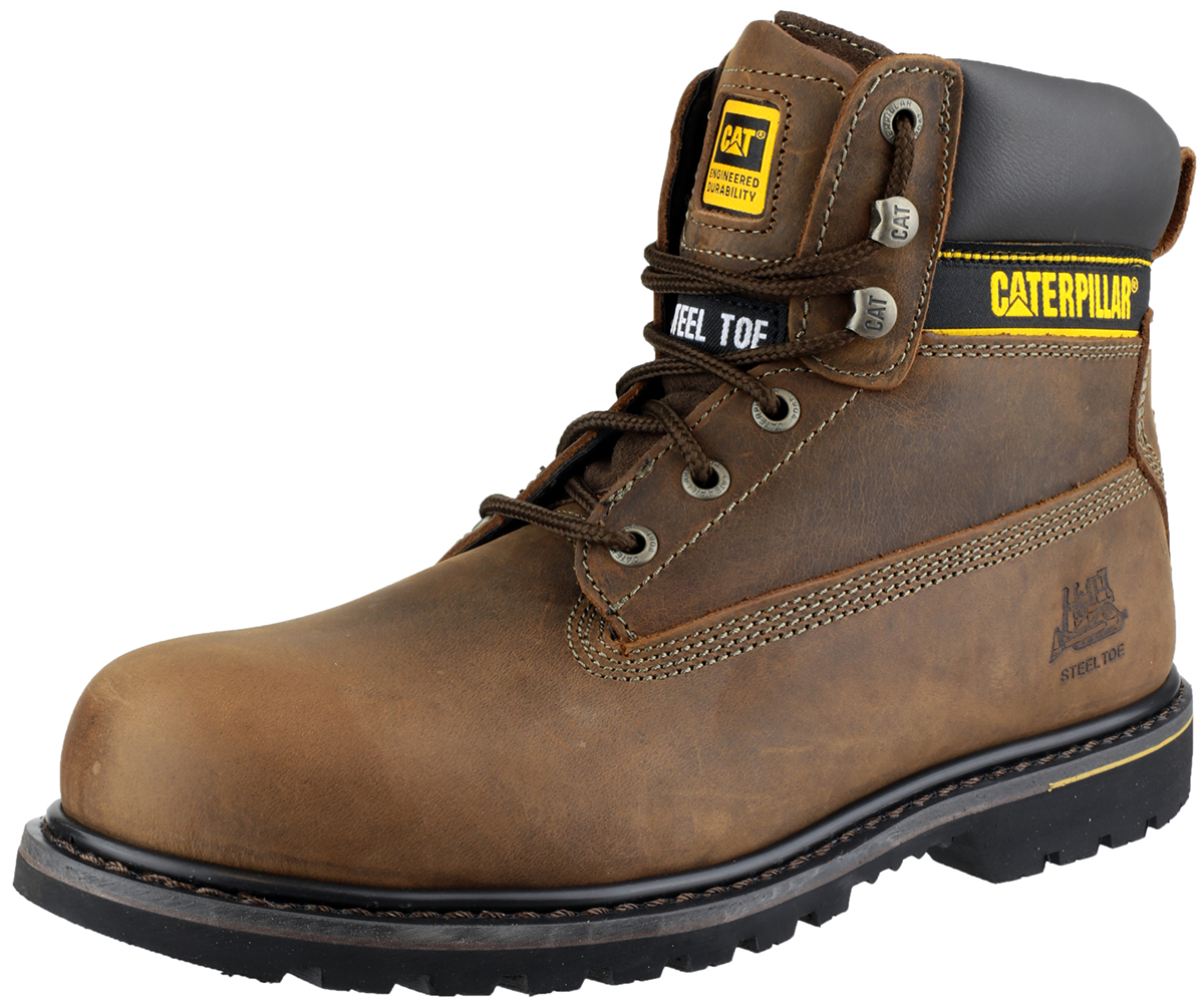 CAT Holton Brown Steel Toe Capped Men's Safety Boots, UK 11, EU 45