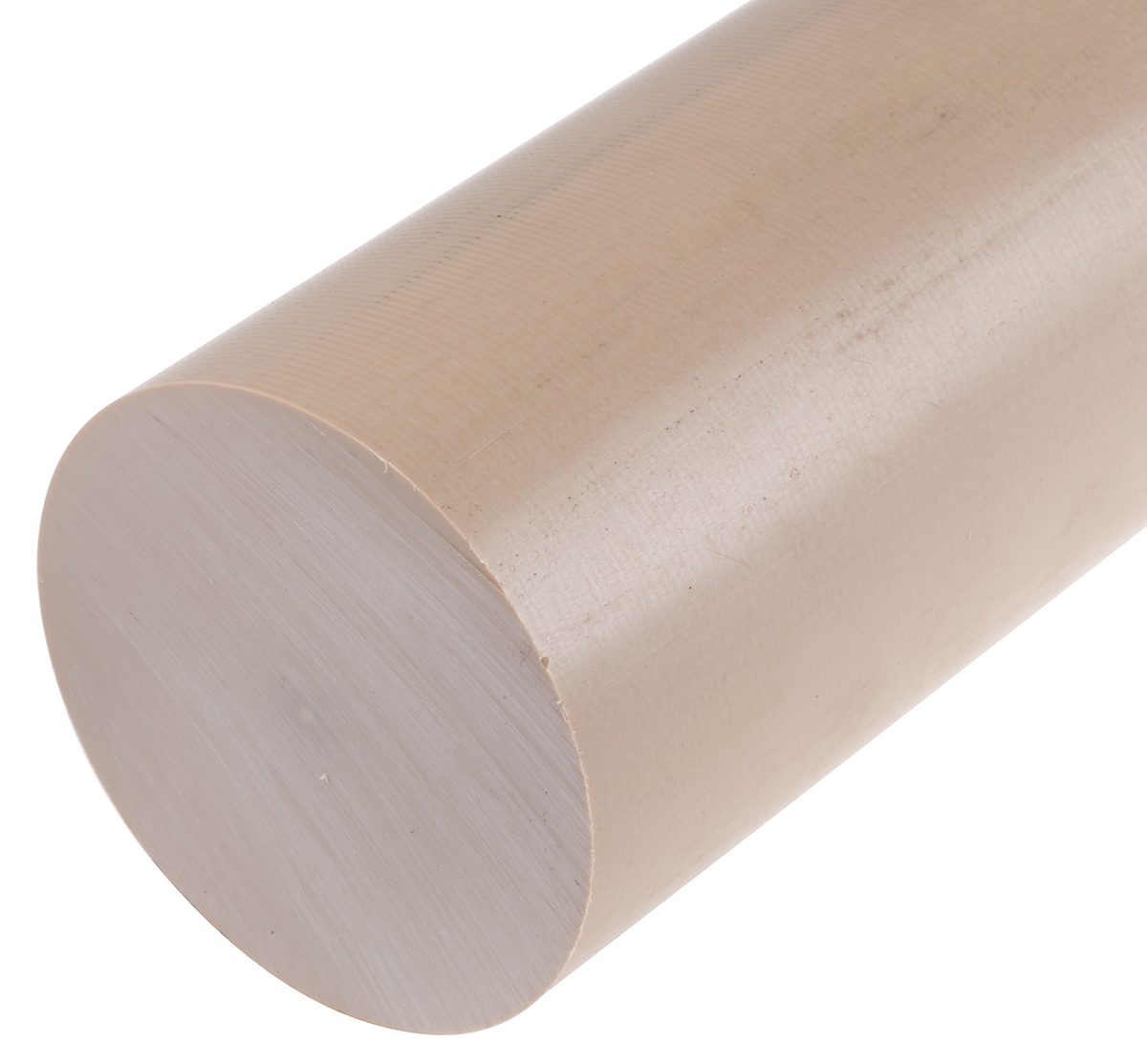 RS PRO Beige Polyetheretherketone PEEK Rod, 300mm x 80mm Diameter