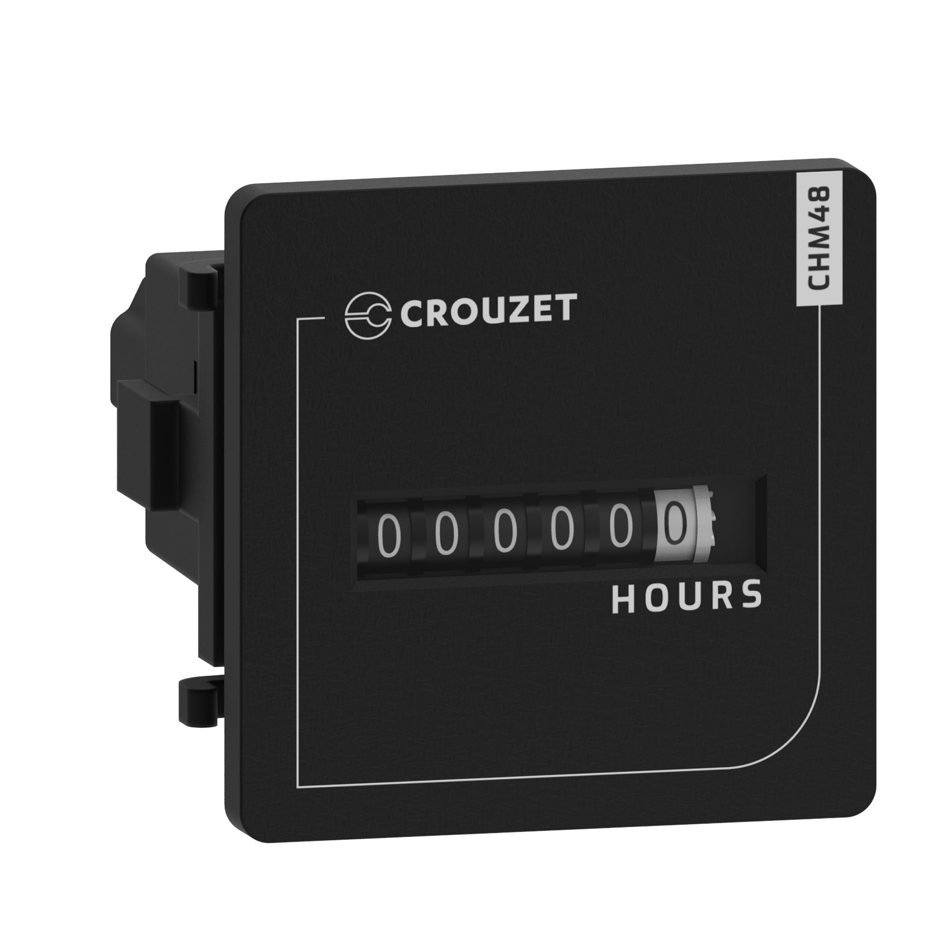 Crouzet CHM48 Hour Meter, 6 Digit Mechanical, 50/60Hz, 90 → 264 V