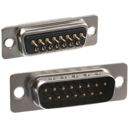 Norcomp 171 15 Way Panel Mount D-sub Connector Plug