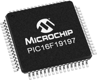Microchip PIC16F19197-I/PT, 8 bit 8 Bit CPU, PIC16F19197 Microcontroller, 32 MHz, 56kB FLASH, 64-Pin TQFP