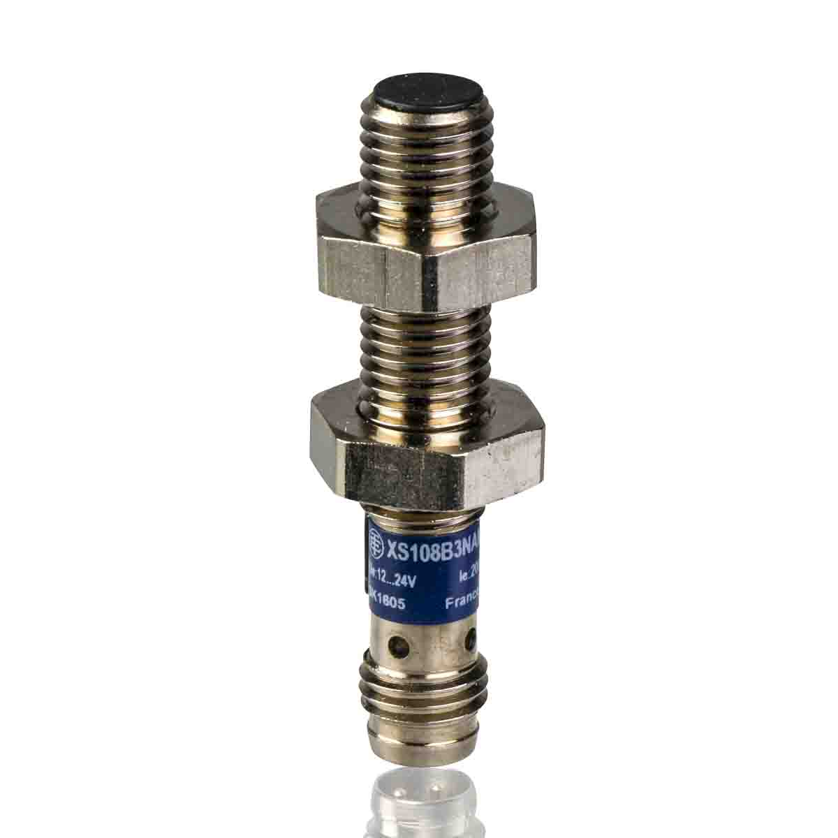 Telemecanique Sensors Inductive Threaded Barrel Proximity Sensor, M8, 2.5 mm Detection, NPN NO, 10 → 36 V dc, 12