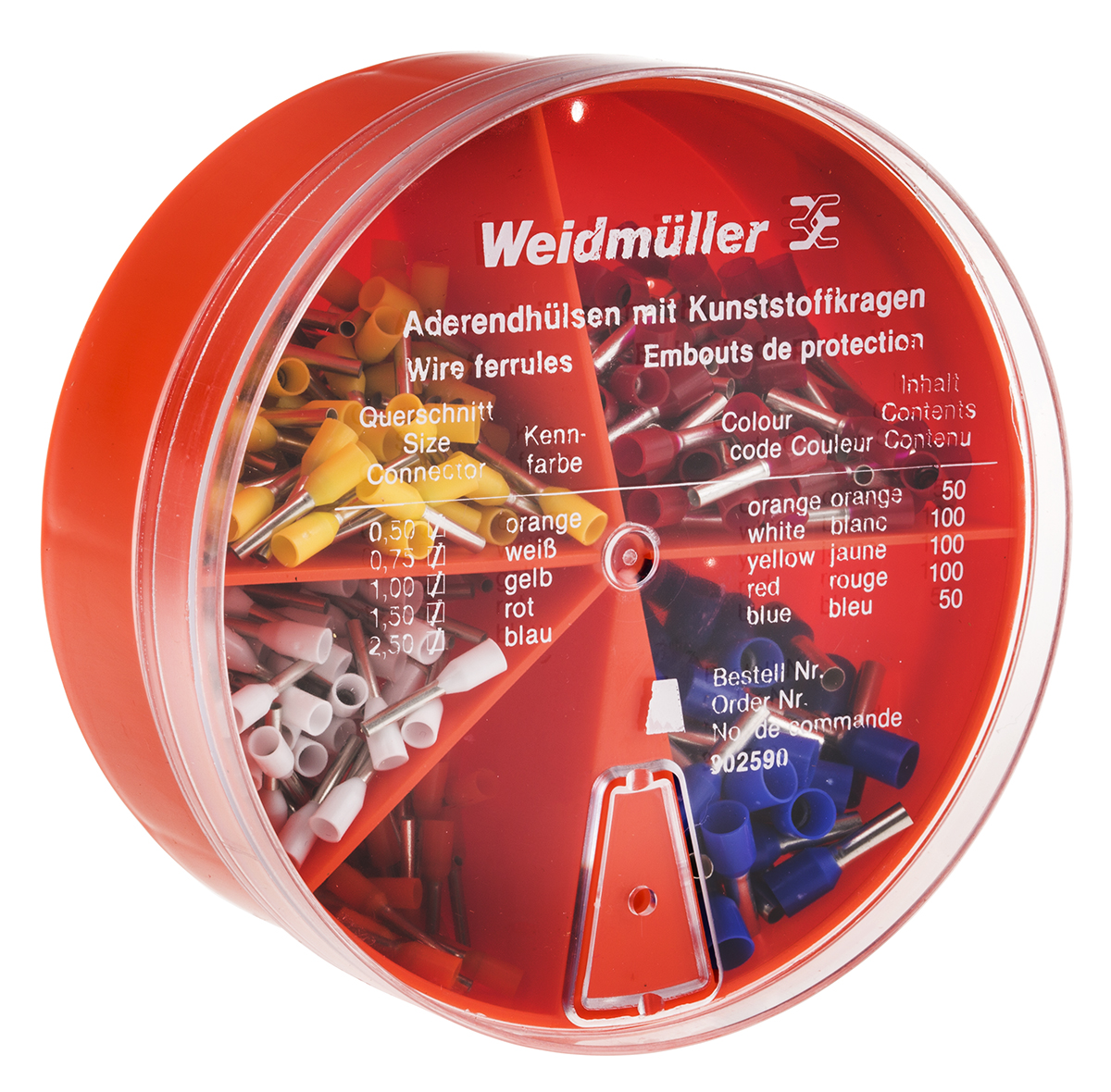 Weidmuller German Colour Coded Bootlace Ferrule Crimp terminal Kit