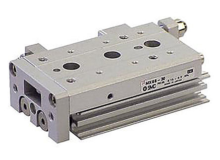 SMC Pneumatic Guided Cylinder - 16mm Bore, 50mm Stroke, MXS Series, Double Acting