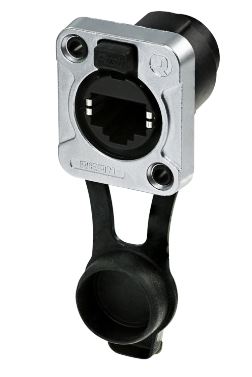 Re-An Products Female Ethernet Connector, Snap-In 1 Port 1 -Way