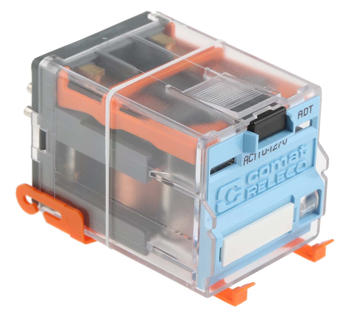 Releco Plug In Latching Power Relay, 115V ac Coil, 10A Switching Current, DPDT