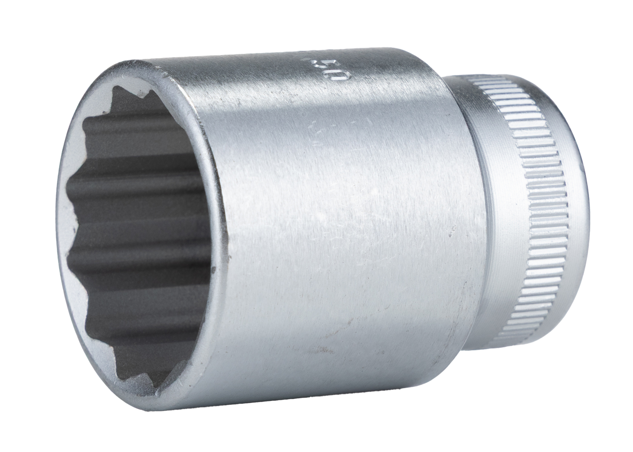STAHLWILLE 1/2 in Drive 24mm Standard Socket, 12 point, 42 mm Overall Length