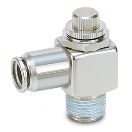 SMC ASG Series Tube Flow Controller, G 1/8 Inlet Port, R1/8in Tube Inlet Port x 6mm Tube Outlet Port