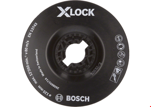 Bosch X-Lock, X-Lock Backing Pad, 125mm Diameter