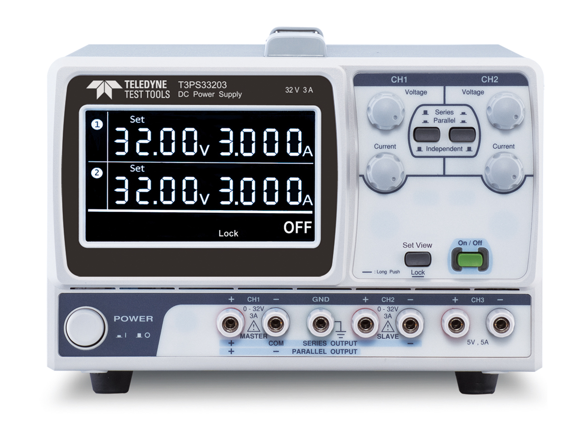Teledyne LeCroy T3PS Series Digital Bench Power Supply, 0 → 32V, 0 → 3A, 3-Output, 217W
