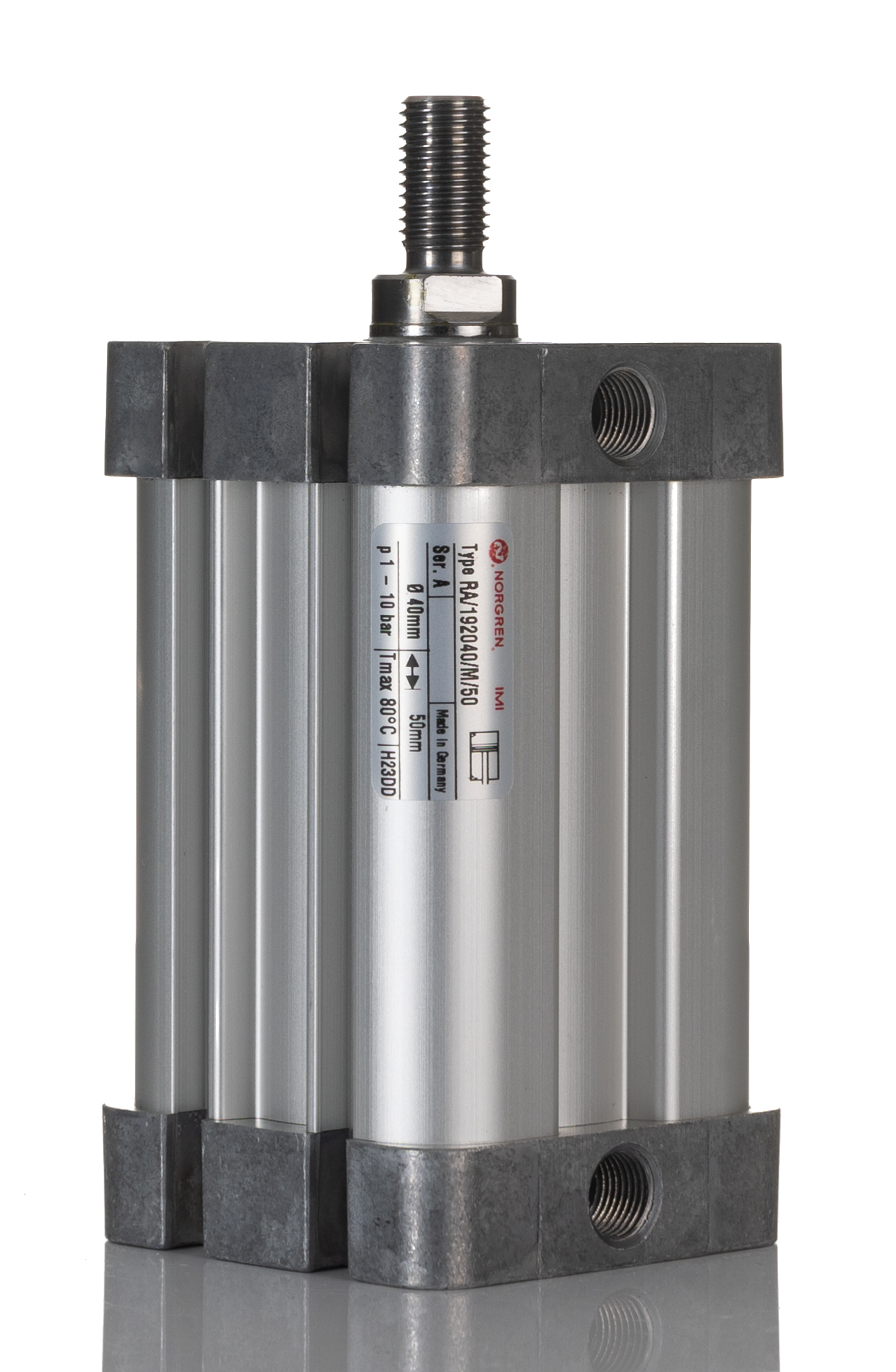 Norgren Pneumatic Compact Cylinder - RA/192040/M/50 40 mm Bore, 50 mm ISO Compact Series, Double Acting Acting