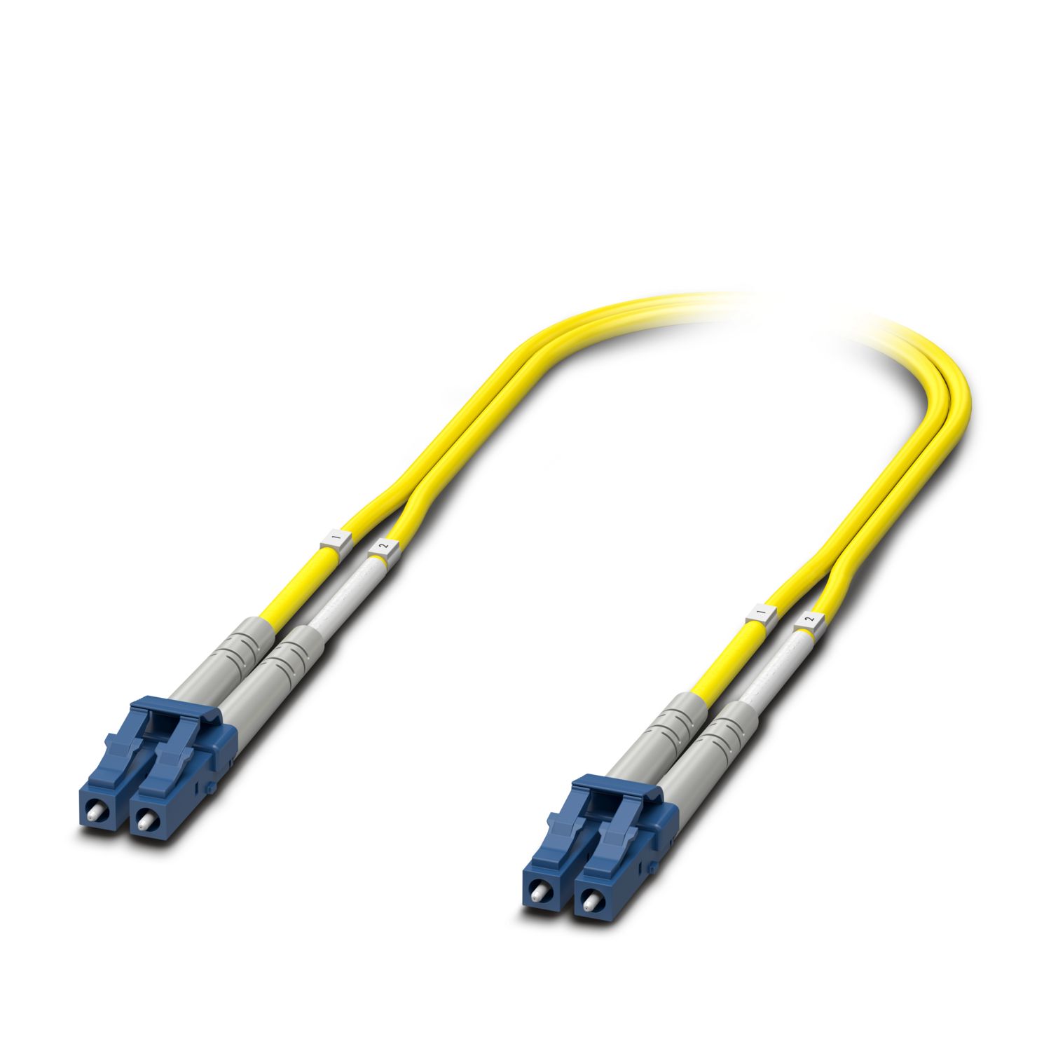 Phoenix Contact LC to LC OS2 Single Mode Fibre Optic Cable, 2m