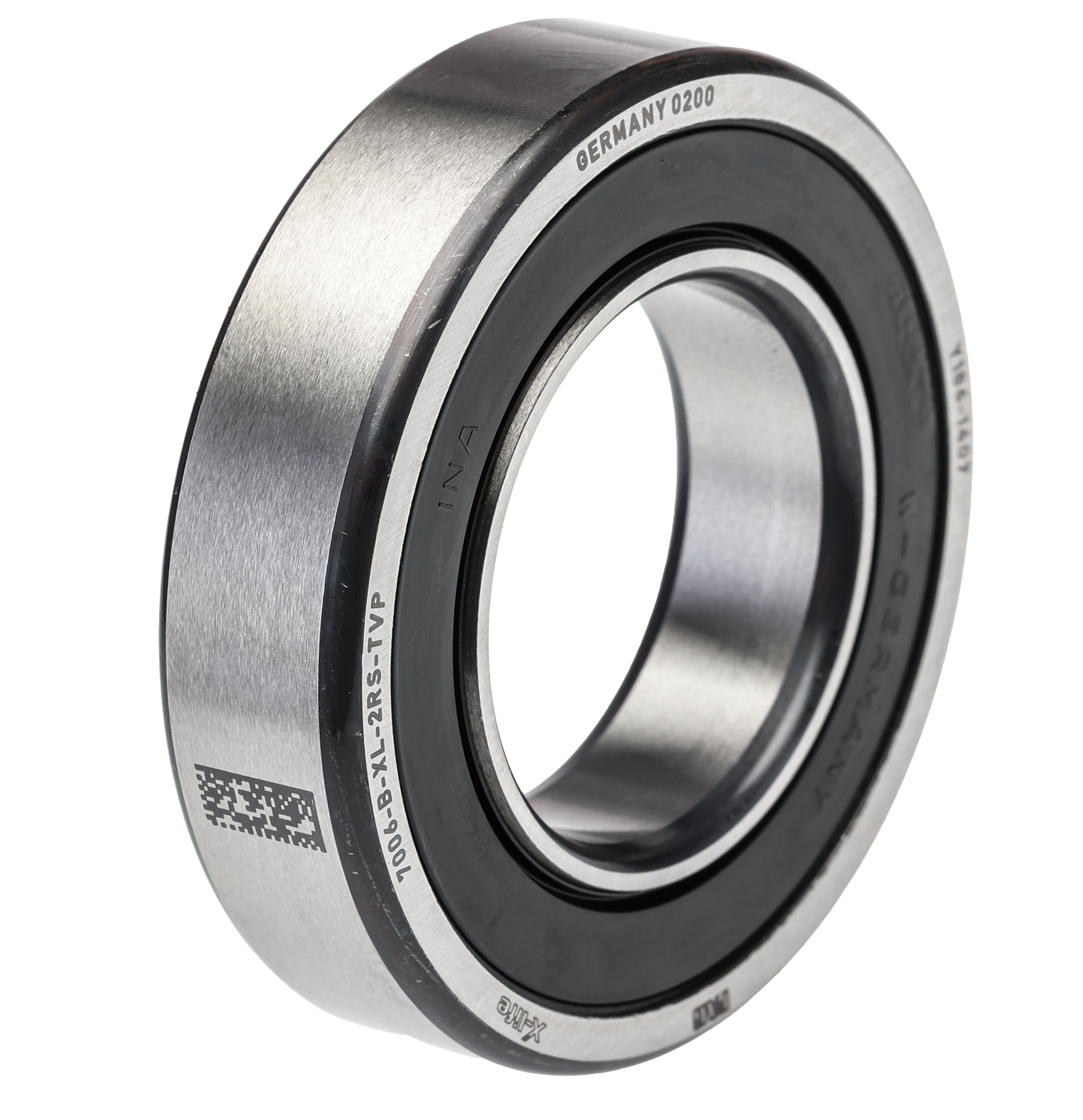 FAG 7006-B-XL-2RS-TVP 1 Row Ball Bearing - 30 mm ID, 55 mm OD 13 mm Race Width