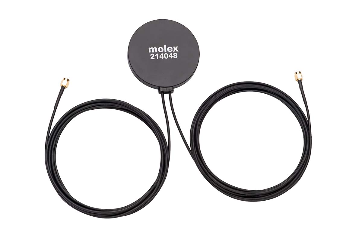 Molex 214048-3000 Whip WiFi Antenna with SMA Connector, ISM Band