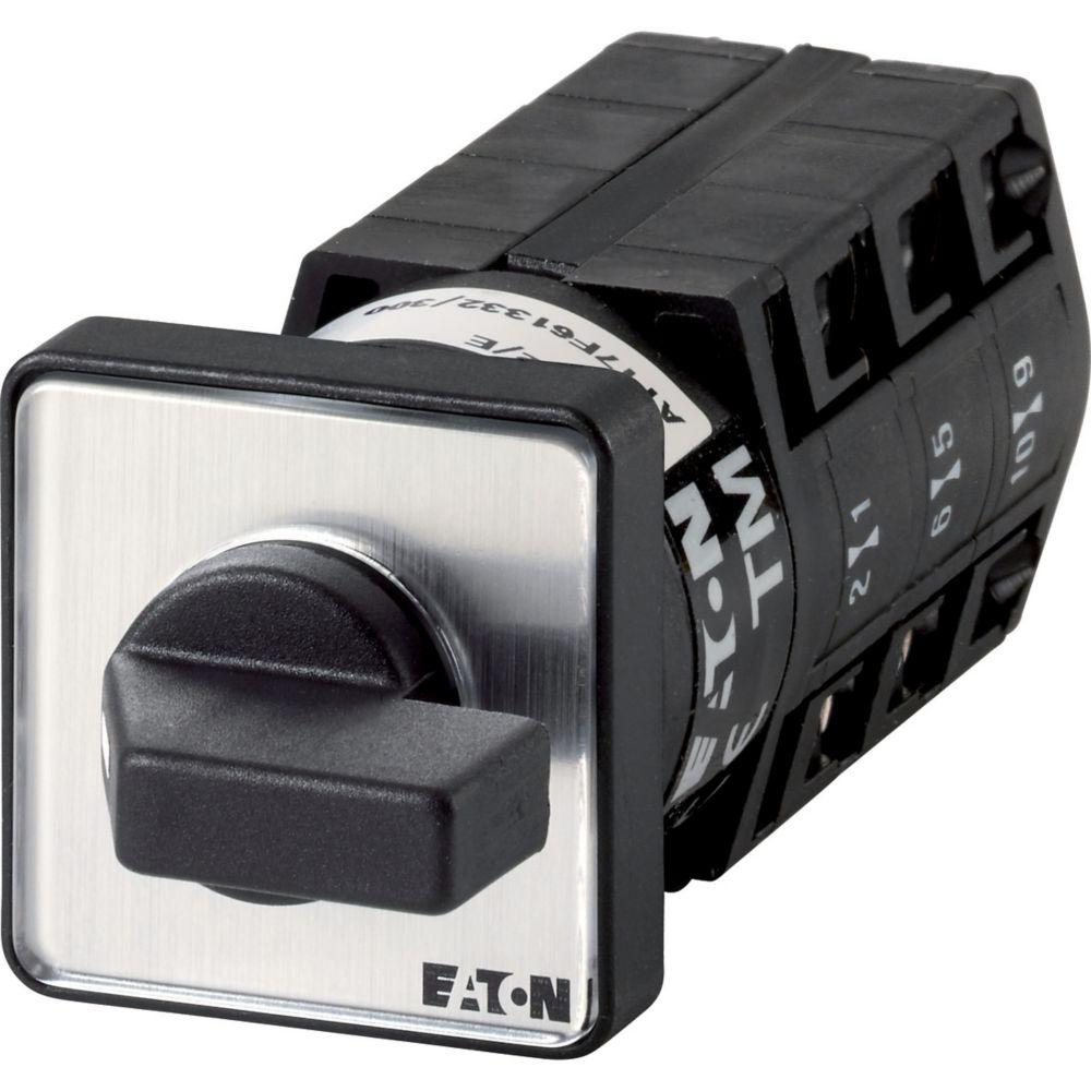 Eaton, 2P 4 Position 45° Multi Step Cam Switch, 500V (Volts), 10A, Toggle Actuator
