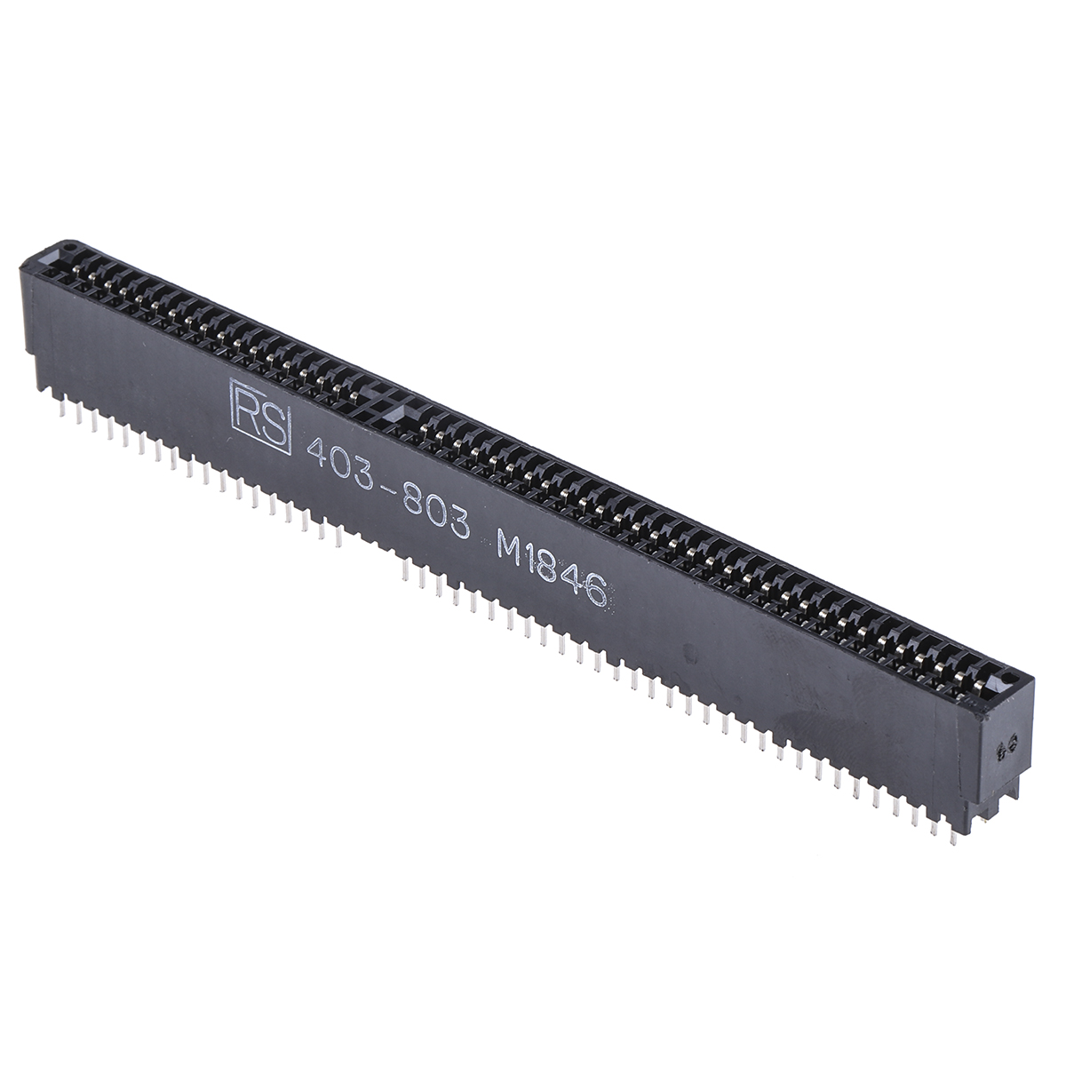 Cinch Edge Connector, PCB Mount, 49-Contacts, 2.54mm Pitch, 2-Row, Solder Termination