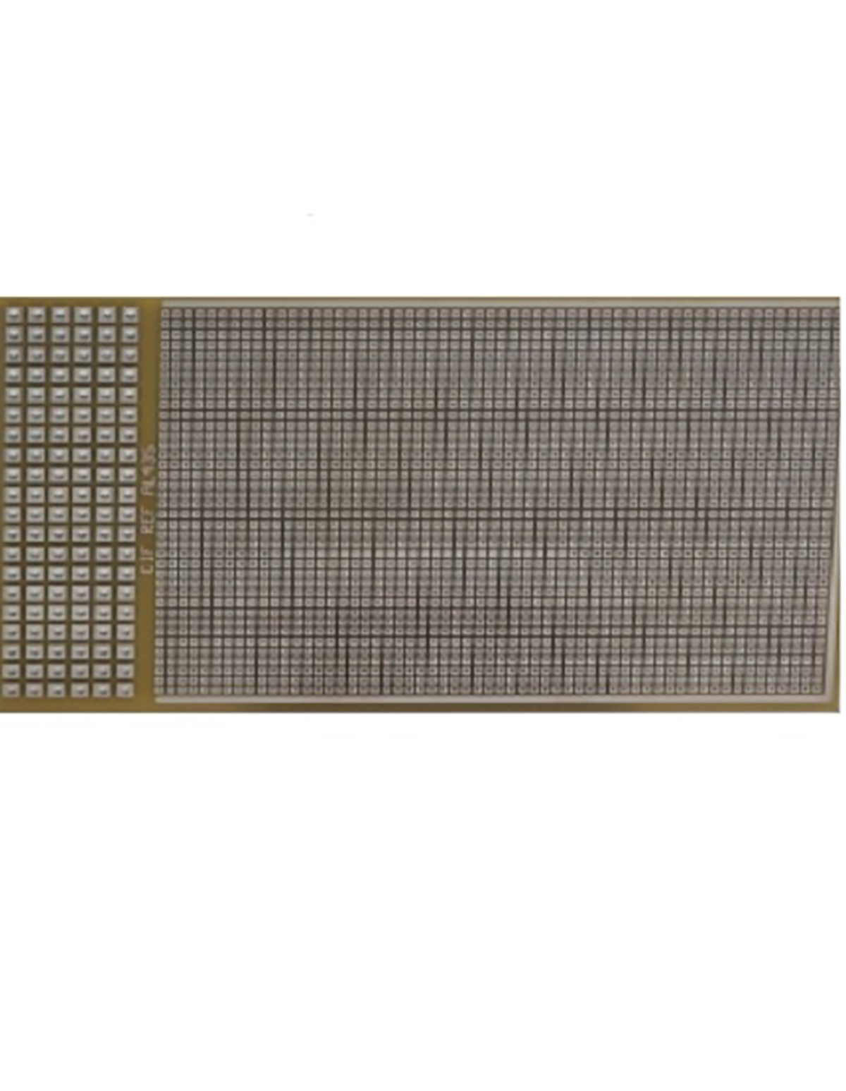 CIF Double Sided Matrix Board FR4 0.35mm Holes, 1.27 x 1.27 mm, 2.54 x 2.54 mm Pitch, 95 x 53 x 0.7mm