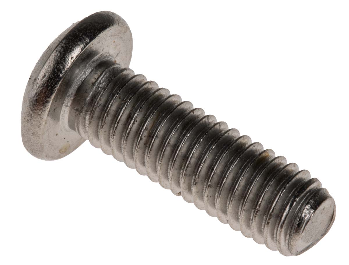 RS PRO Stainless Steel Hex Socket Button Screw, ISO 7380, M5 x 16mm