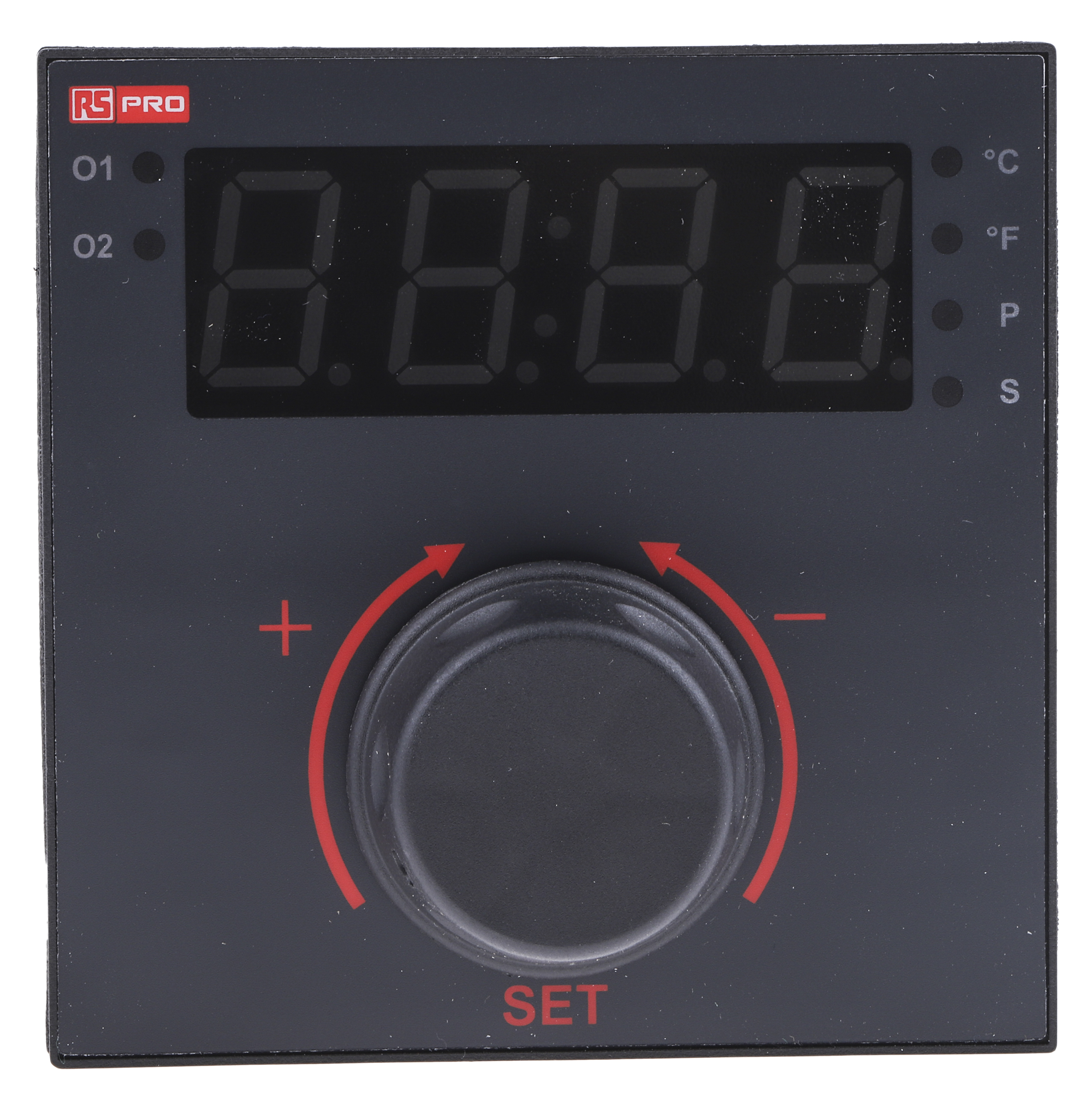 RS PRO PID Temperature Controller, 96 x 96mm 1 Input, 2 Output Relay, SSR, 115 V ac Supply Voltage