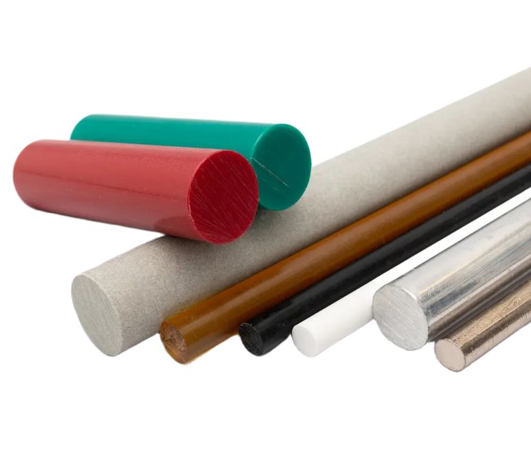 Goodfellow Polyimide PI Rod, 100mm x 19mm Diameter