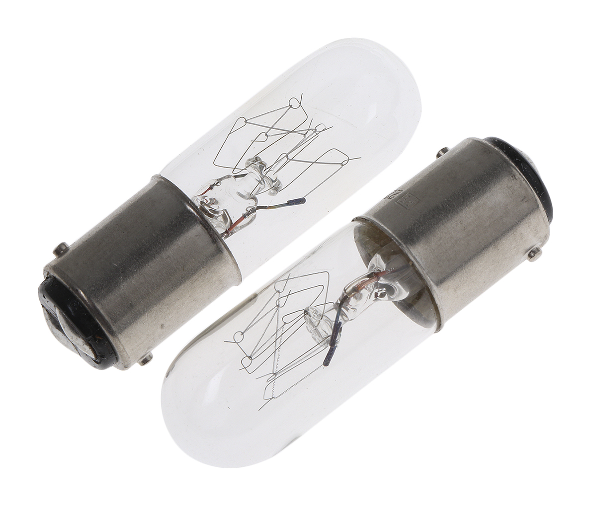 RS PRO BA15d Indicator Light, Clear, 220 → 260 V, 3000h