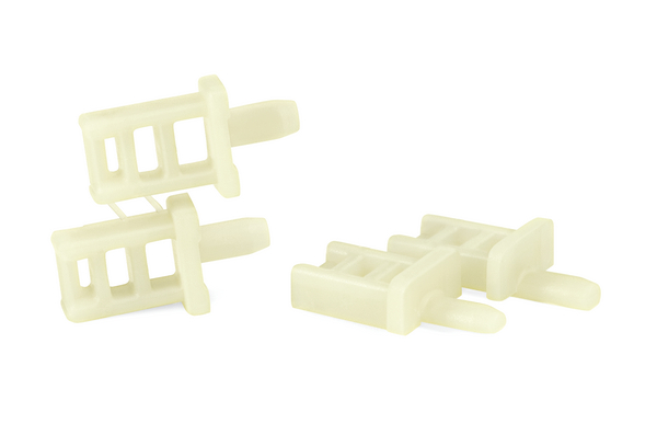 HellermannTyton Natural Cable Tie Mount 14.8 mm x 15mm, 5.4mm Max. Cable Tie Width