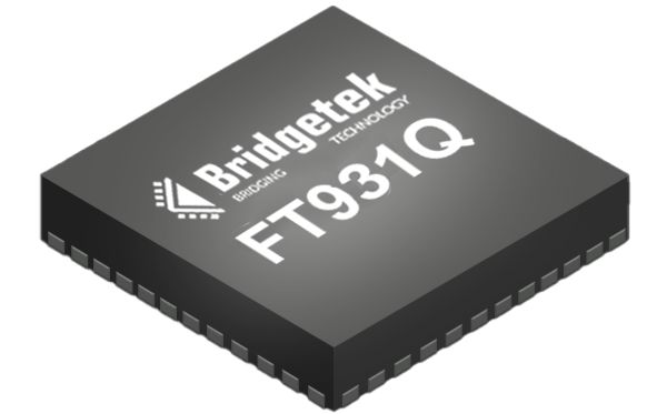 Bridgetek, 32 bit FT32B, FT90x Microcontroller, 100 MHz, 128kB FLASH, 56-Pin QFN