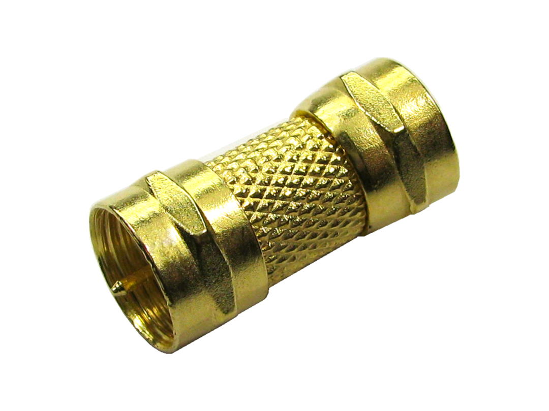 RS PRO Straight Coaxial Adapter Type F Plug to Type F Plug