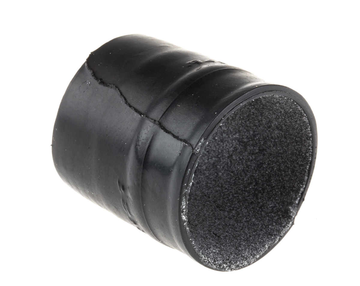 TE Connectivity Straight Black, Fluid Resistant Elastomer Adhesive Lined, 24mm