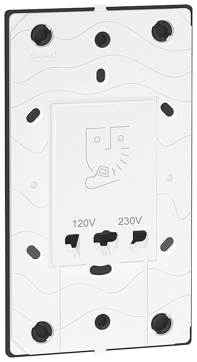 Legrand Arteor White 1 Gang Shaver Socket, Indoor Use