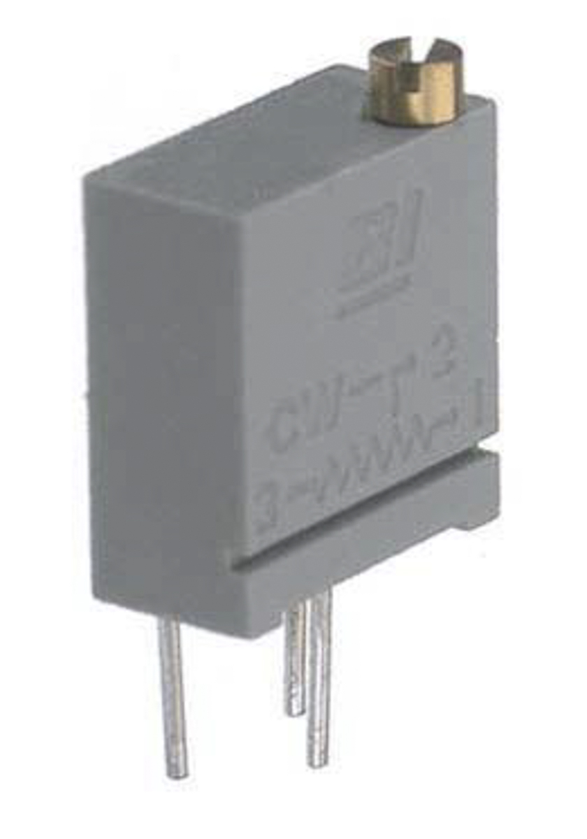 10kΩ, Through Hole Trimmer Potentiometer 0.5W Top Adjust TT ElectronicsBI, 67