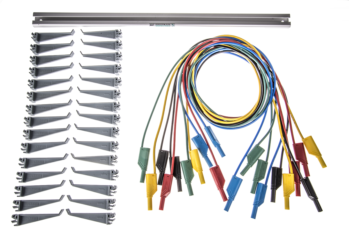 Hirschmann Test Lead Kit With Laboratory Test Lead Holder, Safety Test Leader