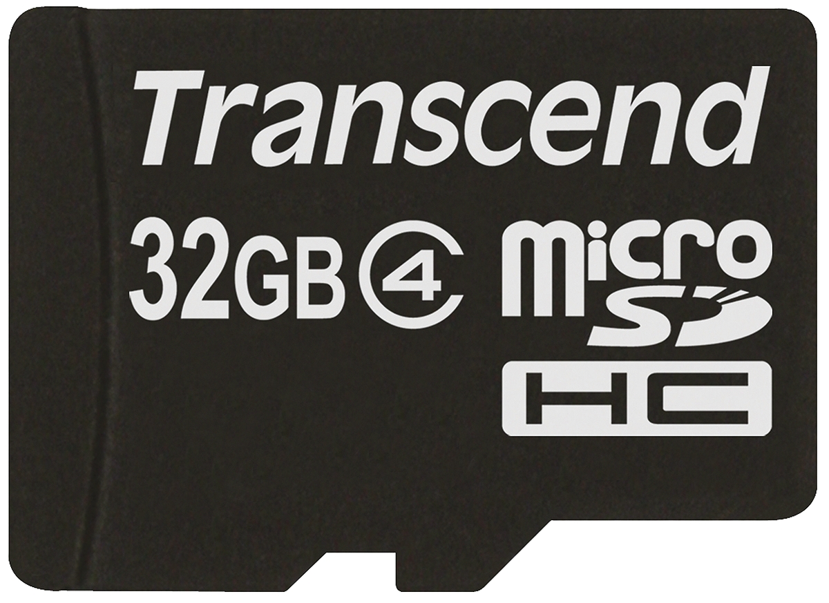 Transcend 32 GB MicroSDHC Micro SD Card, Class 4