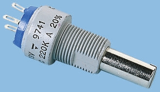 Vishay P13 4.7kΩ Rotary Potentiometer 1-Gang Panel Mount, P13LFL472MLB10
