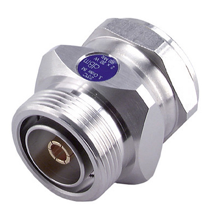 Huber+Suhner Straight 50Ω RF Adapter 7/16 Plug to 7/16 Socket 7.5GHz