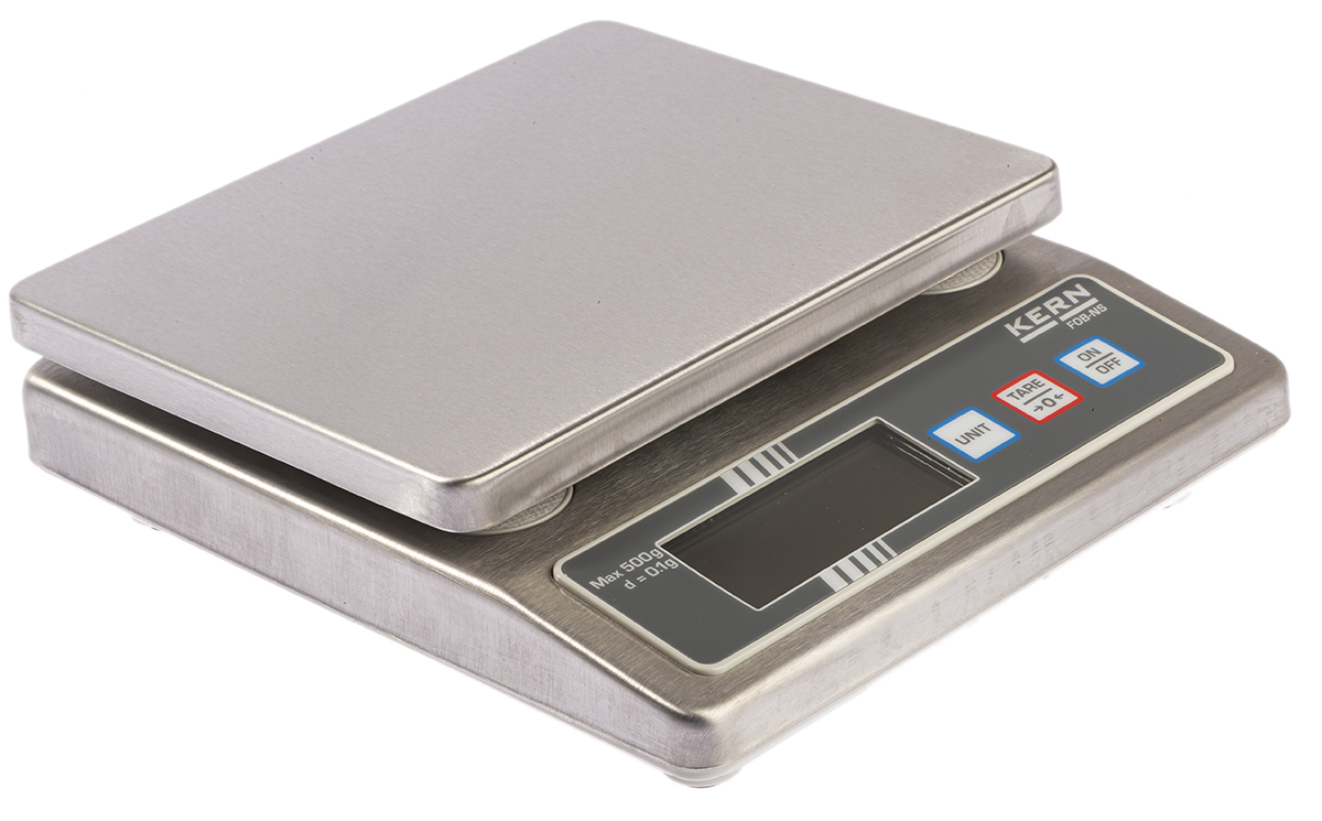 Kern FOB-NS Bench Weighing Scale, 500g Weight Capacity, With RS Calibration