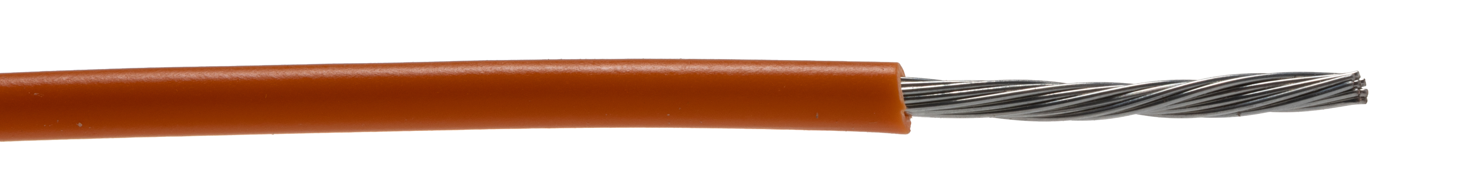 RS PRO Orange 18AWG Hook Up Wire, 18AWG, 16/0.25mm, 305m, PVC Insulation