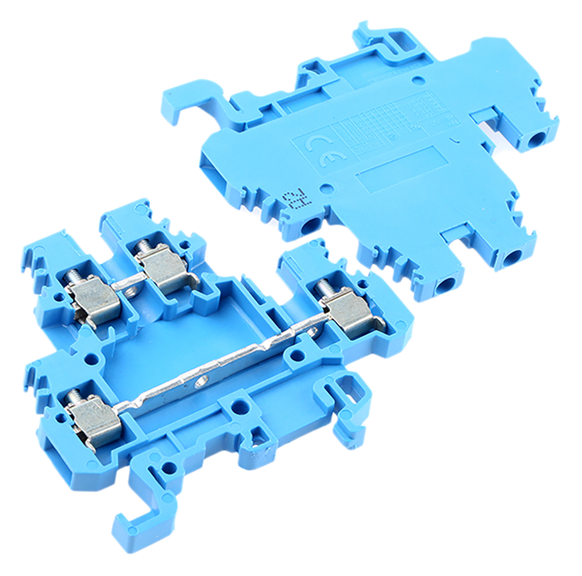 Entrelec 1SNA125490R1500 SNA Series Blue, 2.5mm², Double-Level, Screw Termination