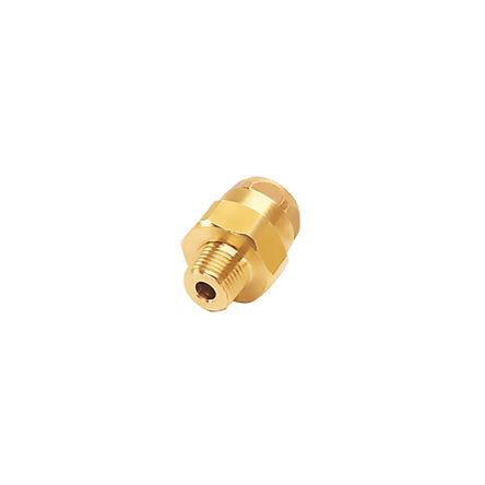 Legris Brass Pipe Fitting, Straight Push Fit Compression Olive, Male BSPT 1/8in BSPT 6mm