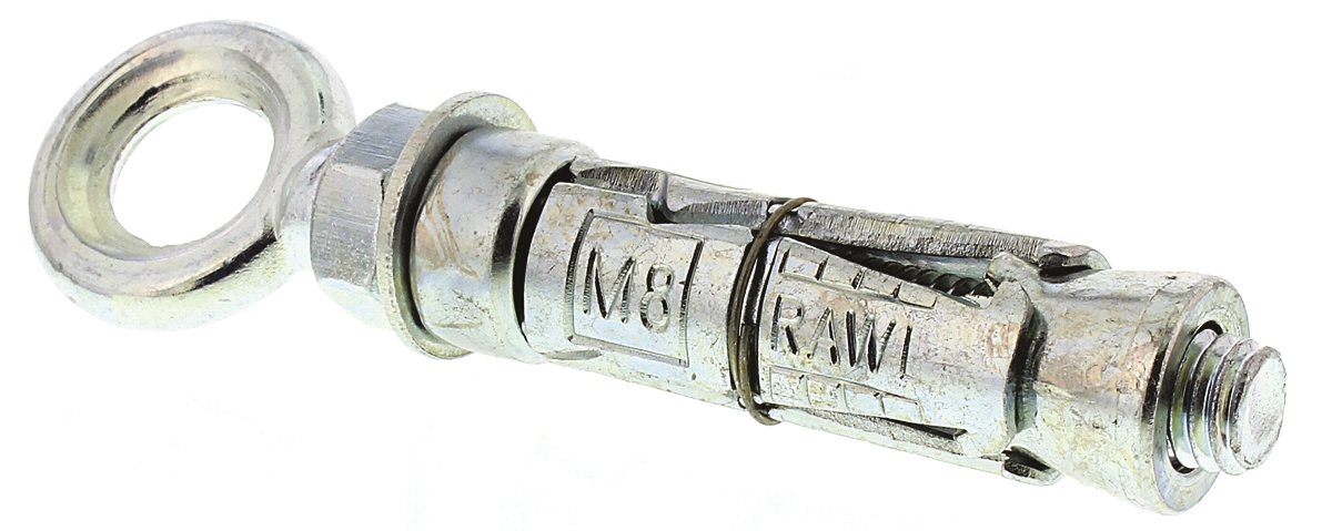 RawlPlug Steel Masonry Anchor M8 x 98mm, 14mm Fixing Hole
