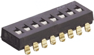 TE Connectivity 8 Way Surface Mount DIP Switch SPST