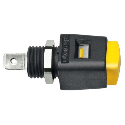 Schutzinger 12.5mm Green/Yellow Terminal Post, 30 V ac, 60 V dc, 16A, Pg 7 Thread