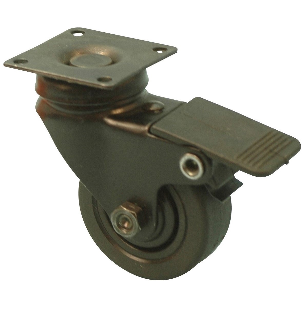 Guitel Hervieu Braked Swivel Castor Wheel, 40kg Capacity, 50mm Wheel