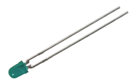 Vishay1.9 V Green LED 3mm Through Hole, TLLG4400