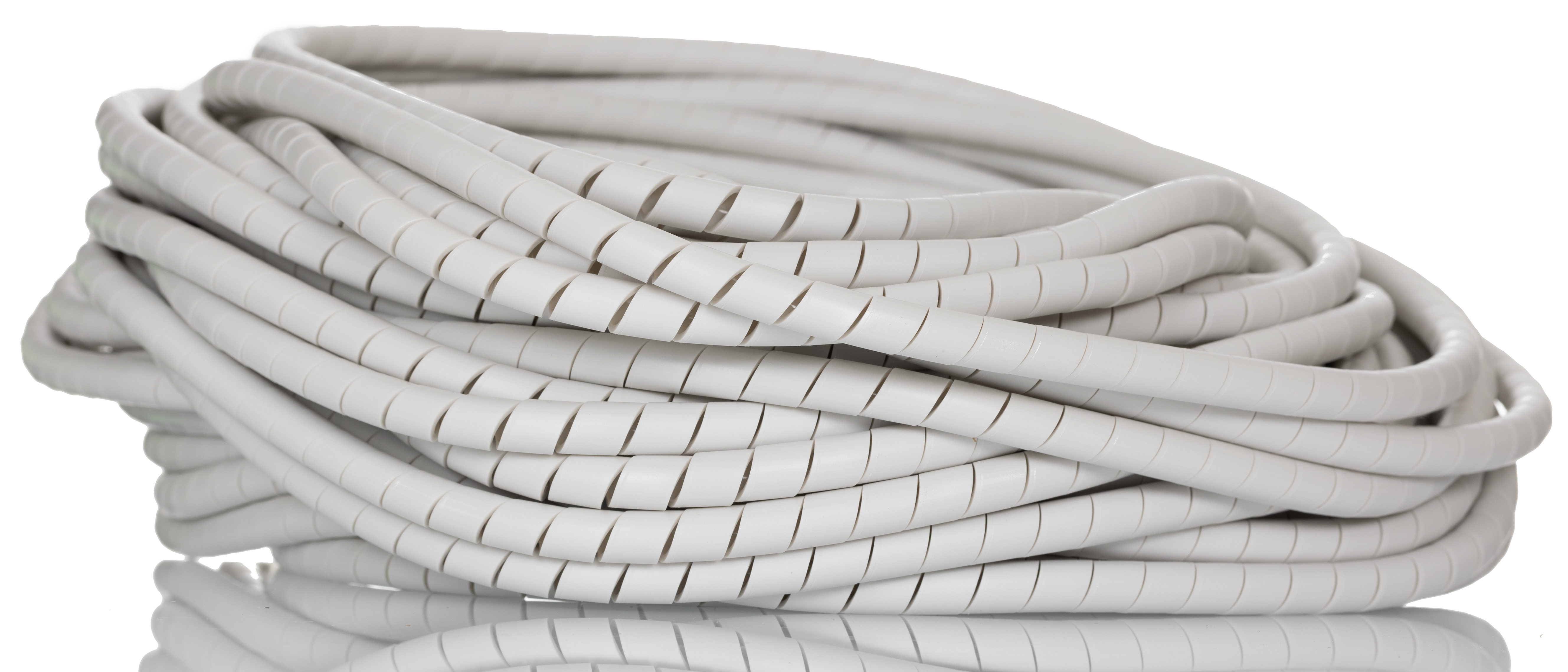 HellermannTyton Spiral Wrap, I.D 6mm, 40mm Polyethylene SBPE Series