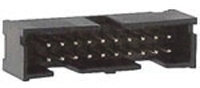 TE Connectivity AMP-LATCH Series Straight Through Hole PCB Header, 16 Contact(s), 2.54 mm Pitch, 2 Row, Shrouded