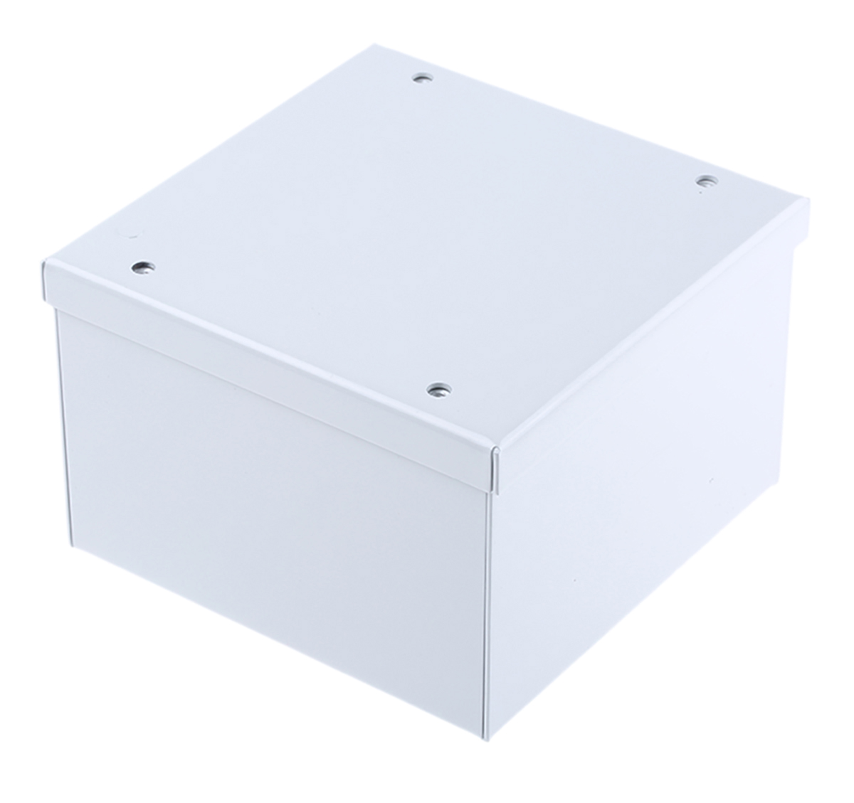 RS PRO Grey Cold Rolled Steel Instrument Case, 120 x 120 x 80mm