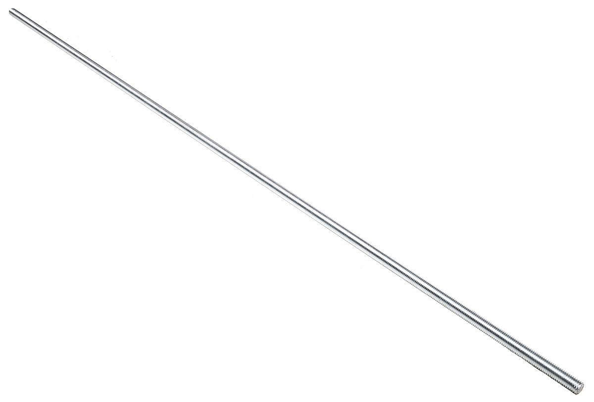 RS PRO Plain Stainless Steel Threaded Rod, M5, 1m